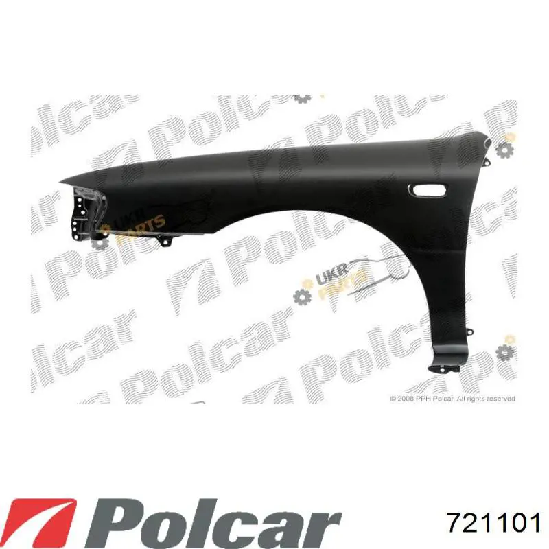 Comprar 721101 Polcar Aleta delantera izquierda