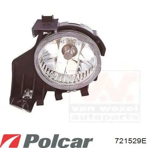 721529-E Polcar faro antiniebla izquierdo