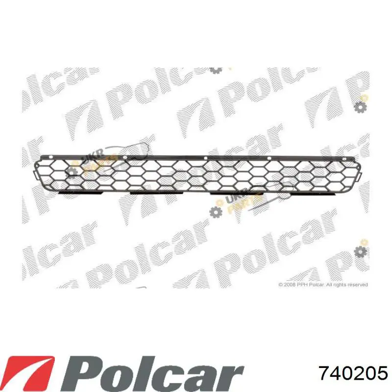 Rejilla delantera Polcar 740205 precio, desde 15,43 EUR