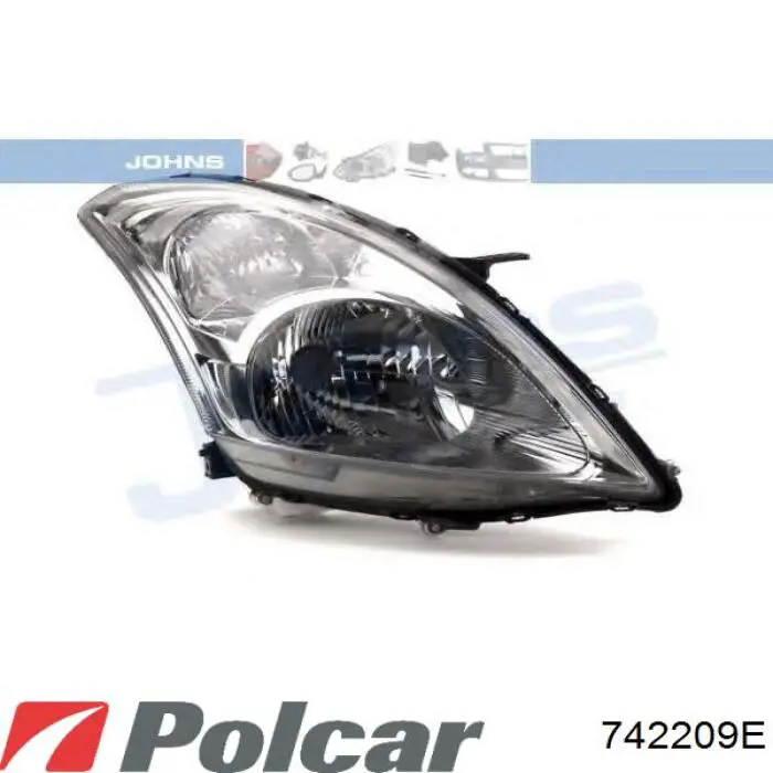 742209-E Polcar faro izquierdo