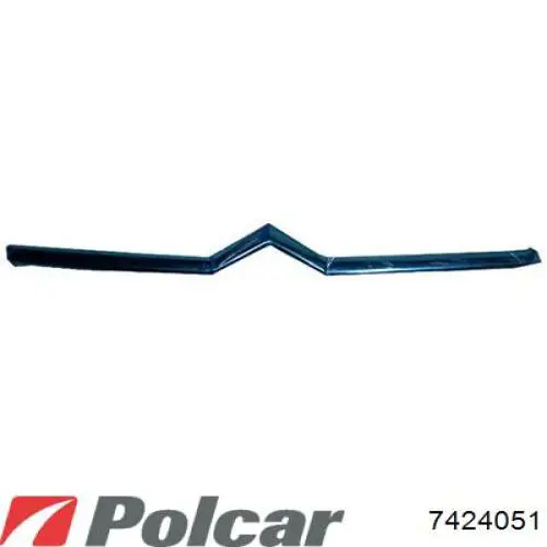 742405-1 Polcar moldura de rejilla parachoques superior