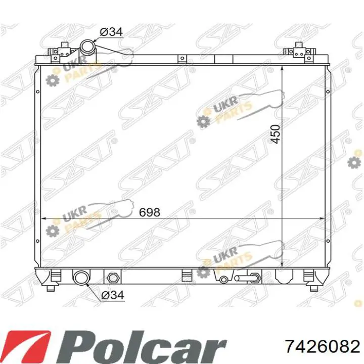 Água radiador Suzuki 1770065J10000 precio, desde 115,57 EUR