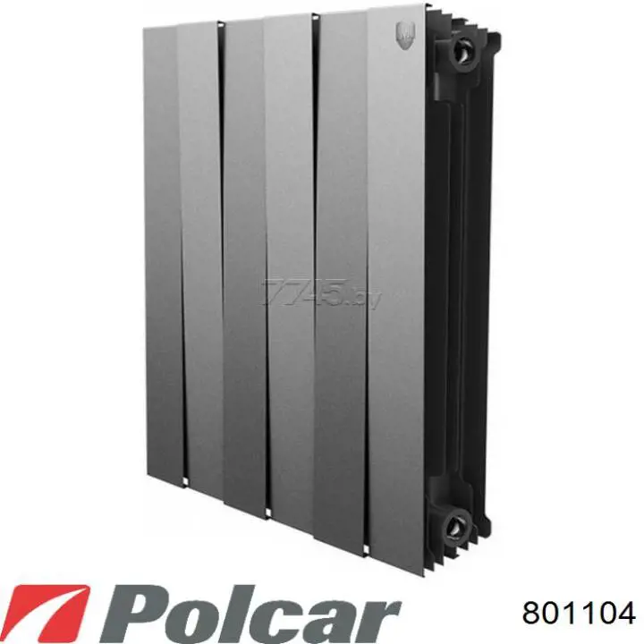 801104 Polcar soporte de radiador completo