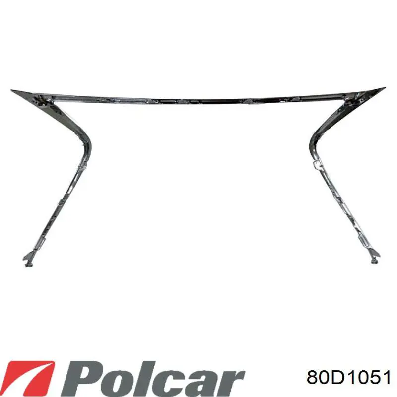 80D105-1 Polcar moldura de rejilla de radiador