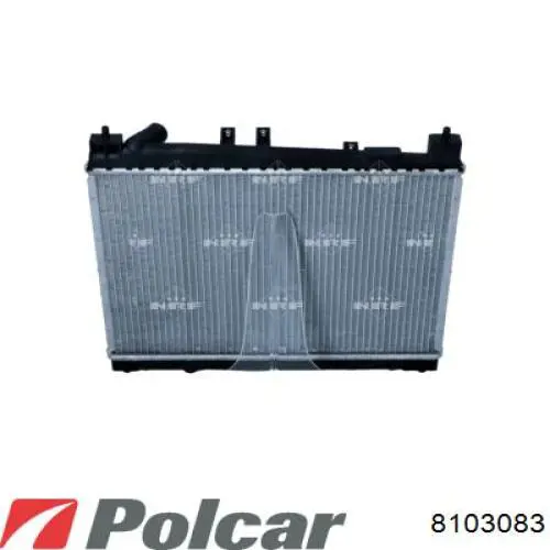 810308-3 Polcar radiador refrigeración del motor