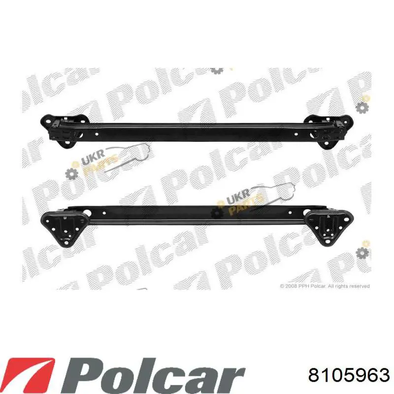 Comprar 8105963 Polcar Refuerzo parachoques trasero