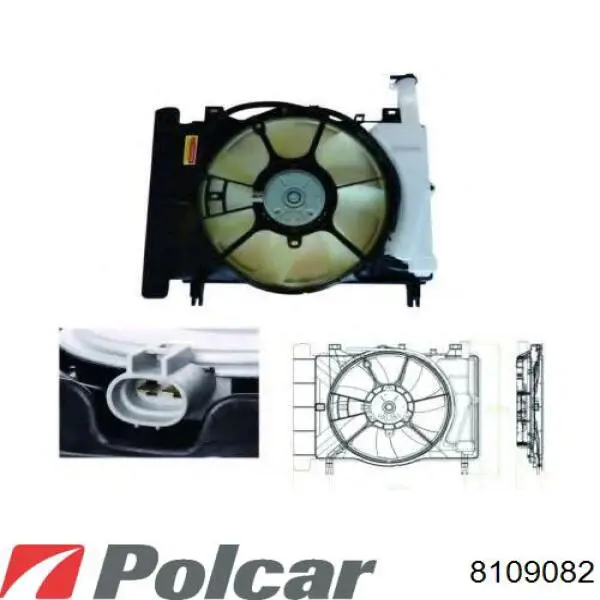 Comprar 8109082 Polcar Radiador de auto