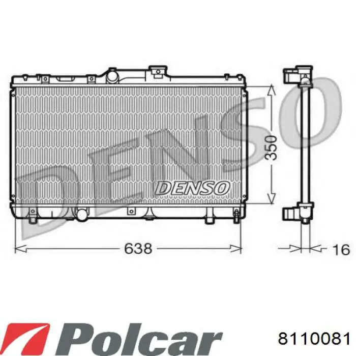 Água radiador Toyota 1653574010 precio, desde 75,10 EUR