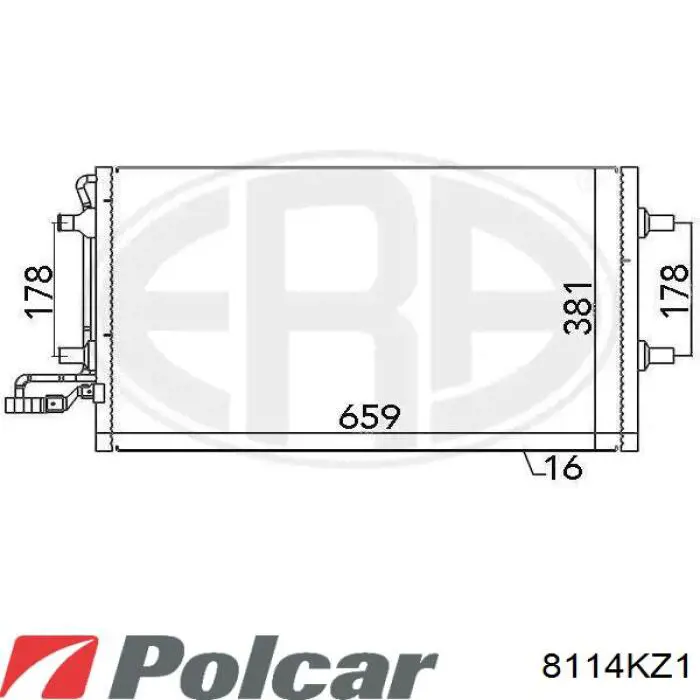 Válvula TRV del aire acondicionado 8114KZ1 Polcar
