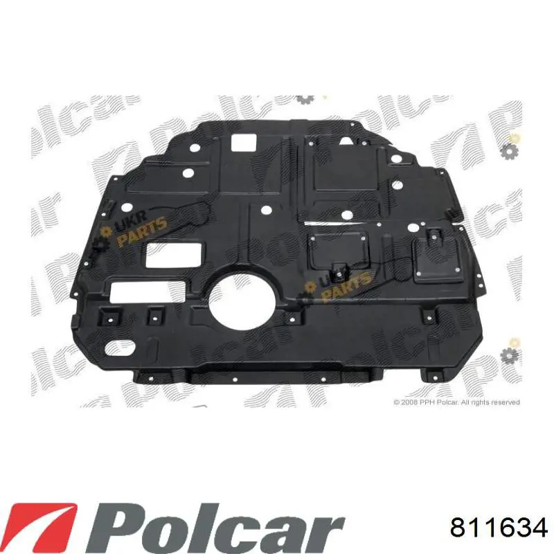 Soporte inferior del radiador (panel de montaje de faros) Polcar 811634 precio, desde 37,18 EUR