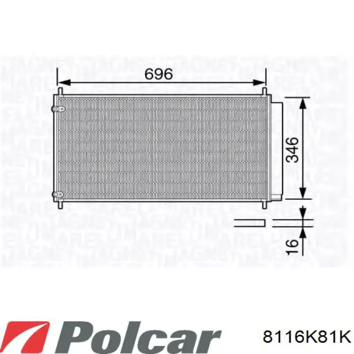 Comprar 814205 VALEO Condensador de aire acondicionado
