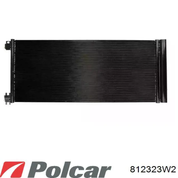 812323W2 Polcar difusor de radiador, ventilador de refrigeración, condensador del aire acondicionado, completo con motor y rodete