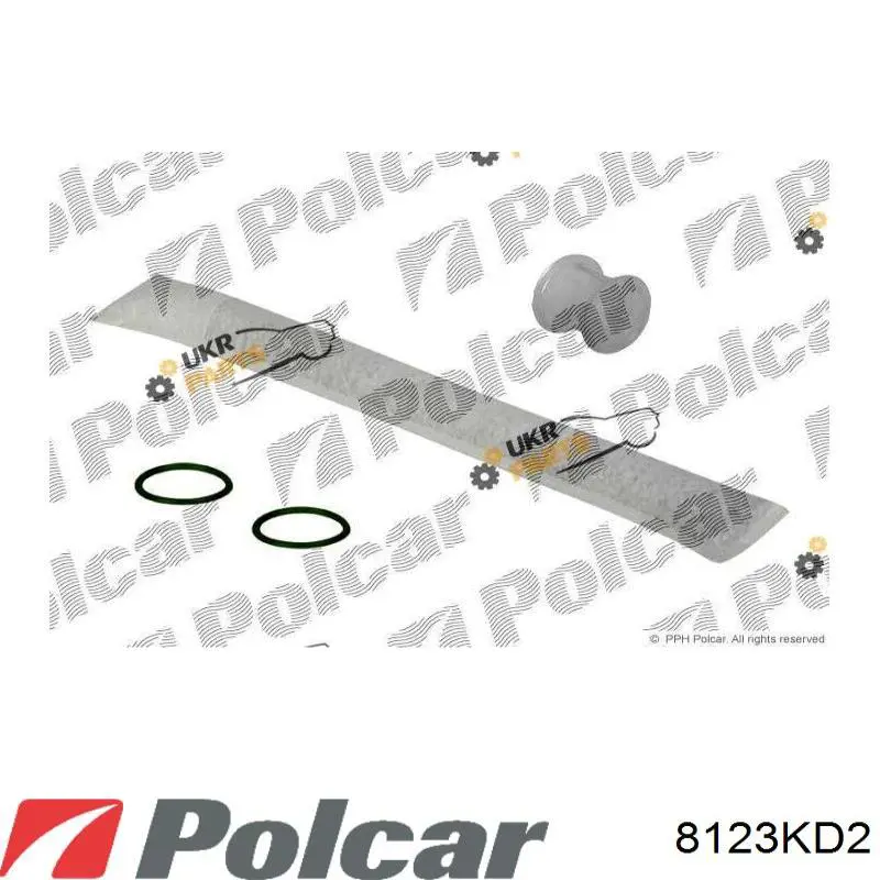 8123KD-2 Polcar receptor-secador del aire acondicionado