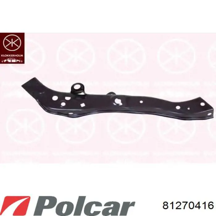 81270416 Polcar soporte de radiador superior (panel de montaje para foco)