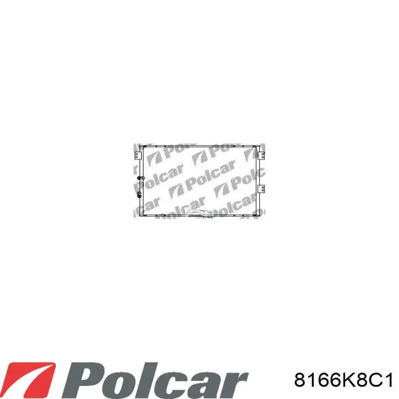 8166K8C1 Polcar Radiador de aire acondicionado