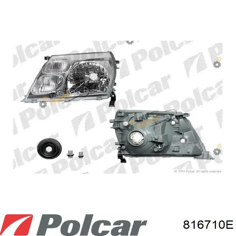 Faro derecho Polcar 816710E precio, desde 176,10 EUR