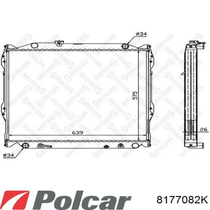 1640075162 Toyota radiador refrigeración del motor