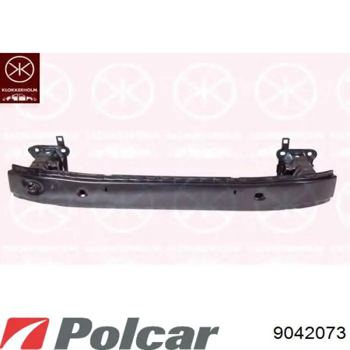 Refuerzo parachoque delantero 9042073 Polcar