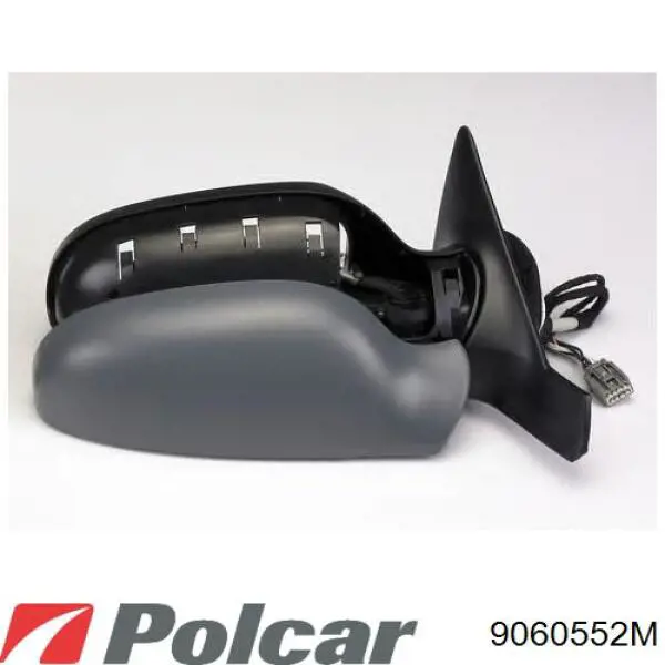 9060552M Polcar cristal de espejo retrovisor exterior derecho