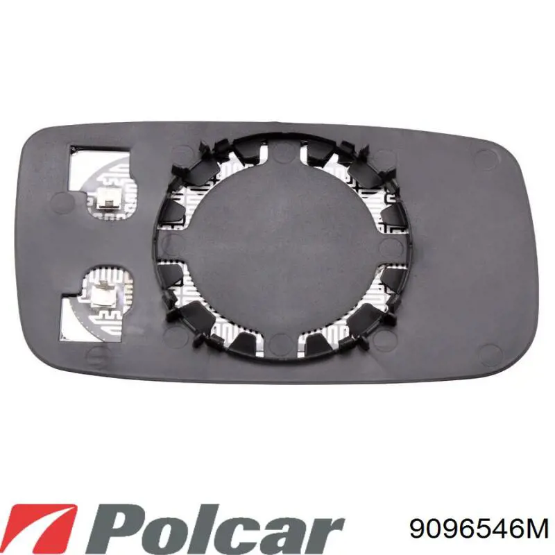 9096546M Polcar cristal de espejo retrovisor exterior izquierdo