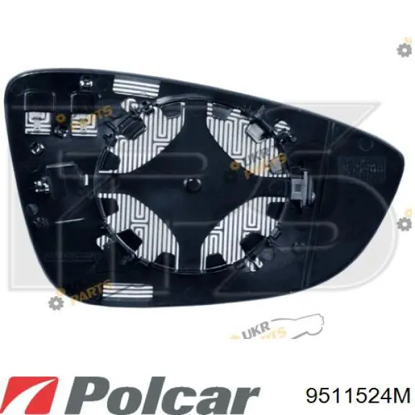Cristal de espejo retrovisor derecho 88571789702 Diamond/DPA