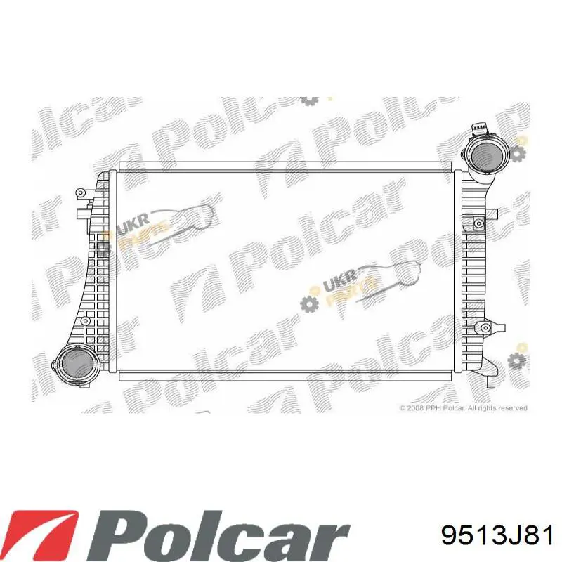 9513J81 Polcar intercooler