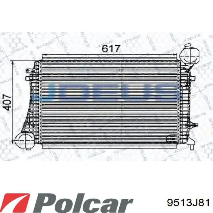 Radiador de aire de admisión Volkswagen Tiguan 1 5N1, 5N2