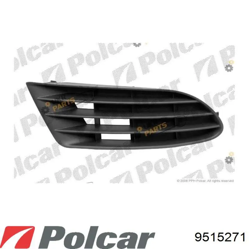 951527-1 Polcar rejilla de antinieblas delantera izquierda