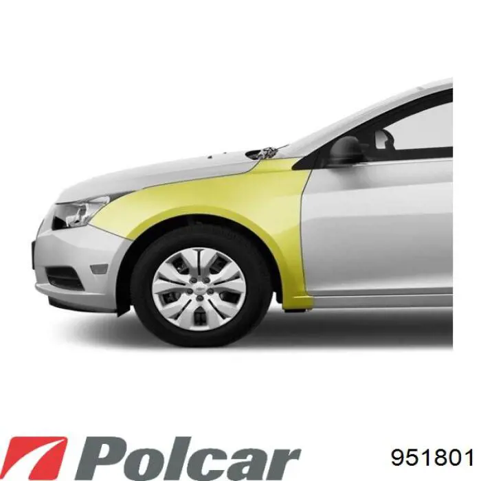 Aleta delantera izquierda Polcar 951801 precio, desde 78,68 EUR