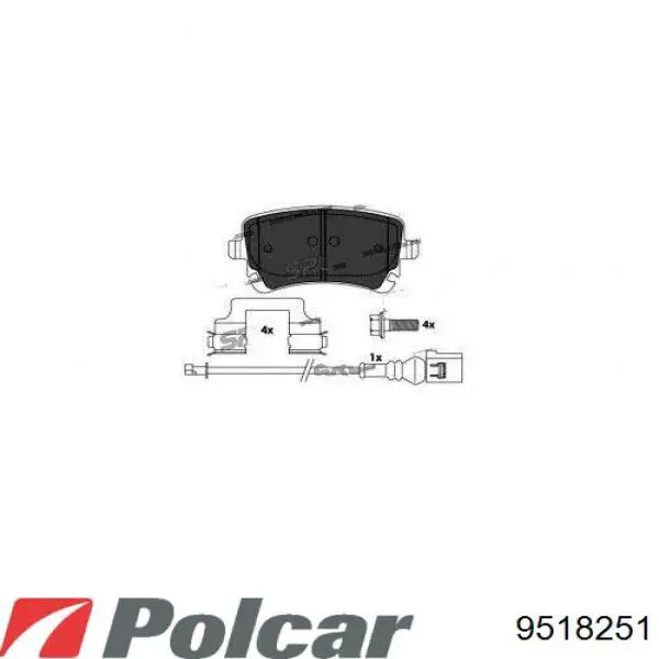 Alerón parachoques delantero Polcar 9518251 precio, desde 44,44 EUR