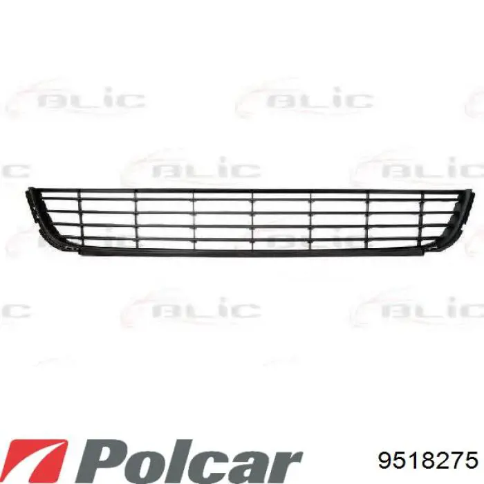 9518275 Polcar Rejilla de ventilación, parachoques delantero, central
