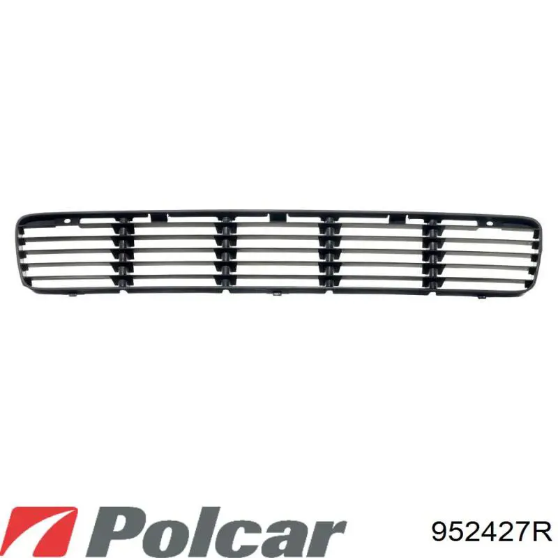 Rejilla, parachoques delantero Volkswagen Polo 3 (6KV5)