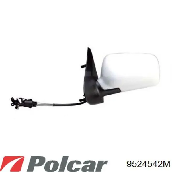 9524542M Polcar cristal de espejo retrovisor exterior izquierdo