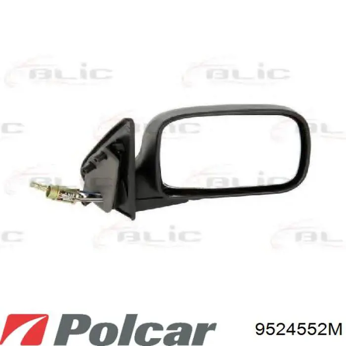 9524552M Polcar cristal de espejo retrovisor exterior derecho