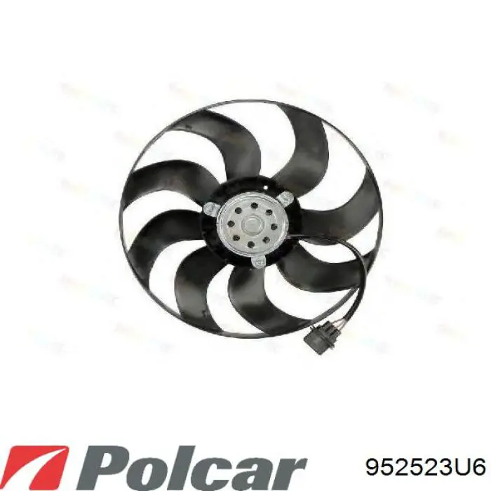Ventilador eléctrico de aire acondicionado completo (motor y aspa) 952523U6 Polcar