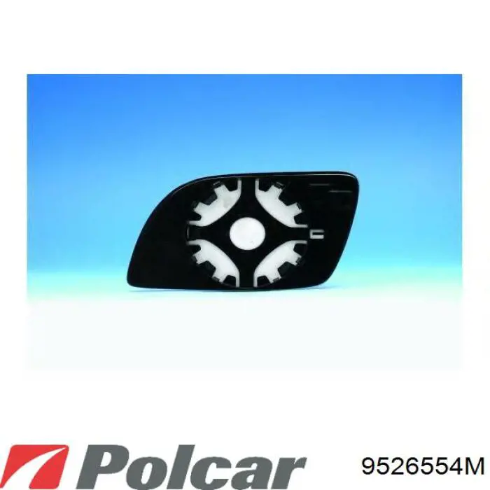 9526554M Polcar cristal de espejo retrovisor exterior derecho