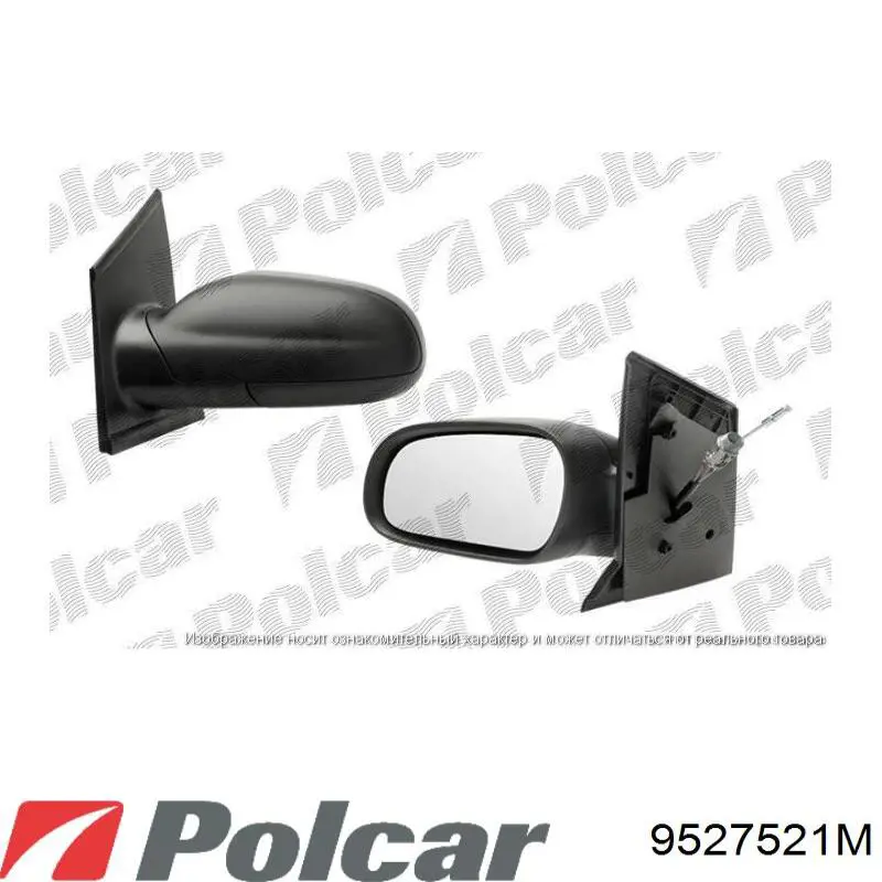 9527521M Polcar espejo retrovisor derecho