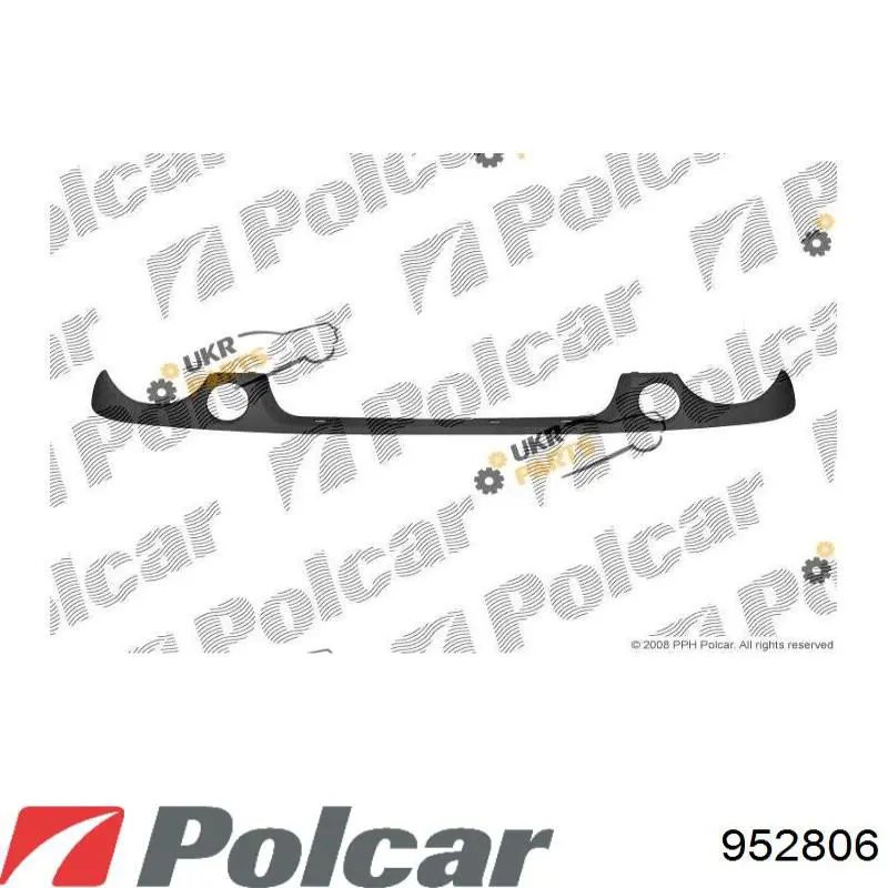 952806 Polcar soporte de radiador completo