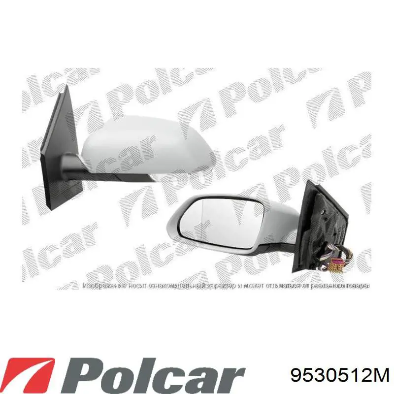 9530512M Polcar espejo retrovisor izquierdo