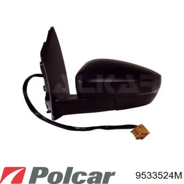 9533524M Polcar cristal de espejo retrovisor exterior derecho