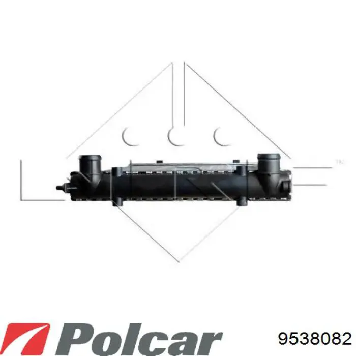 953808-2 Polcar radiador refrigeración del motor