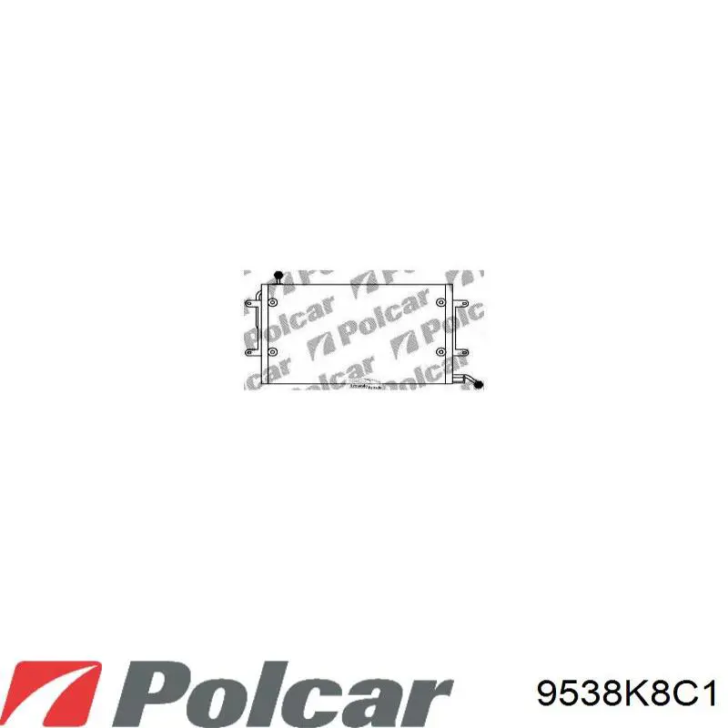 9538K8C1 Polcar condensador aire acondicionado