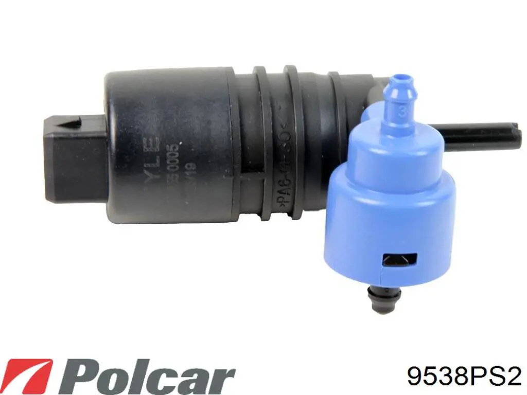 Bomba de agua limpiaparabrisas, delantera 9538PS2 Polcar
