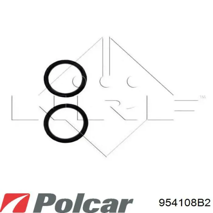 954108B2 Polcar radiador refrigeración del motor