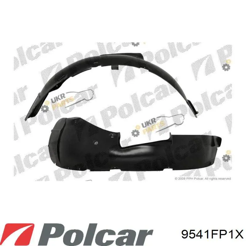 Comprar 9541FP1X Polcar Paso de rueda delantero derecho