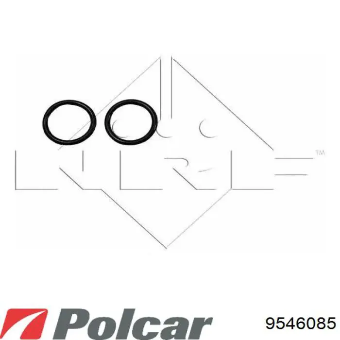 954608-5 Polcar radiador refrigeración del motor