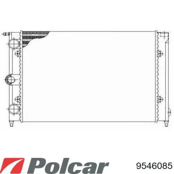 Radiador 357121251 VAG