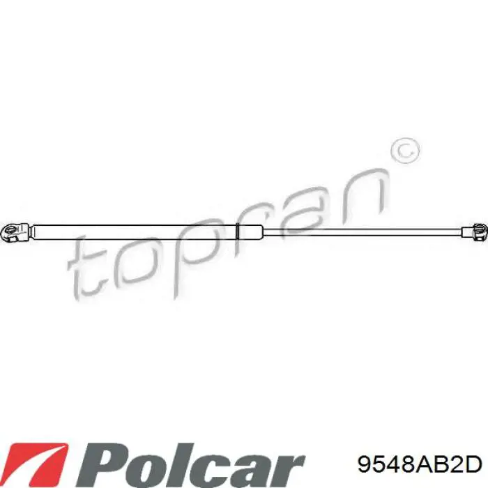 9548AB2D Polcar Amortiguador de porton