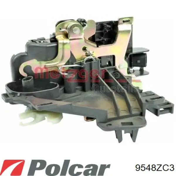 Cerradura de puerta trasera izquierda 9548ZC3 Polcar