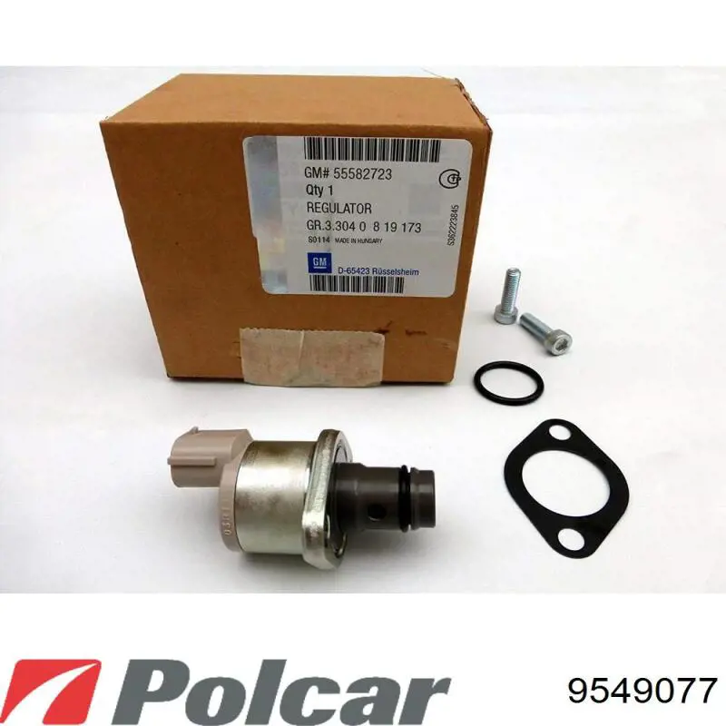 954907-7 Polcar moldura de parachoques delantero izquierdo